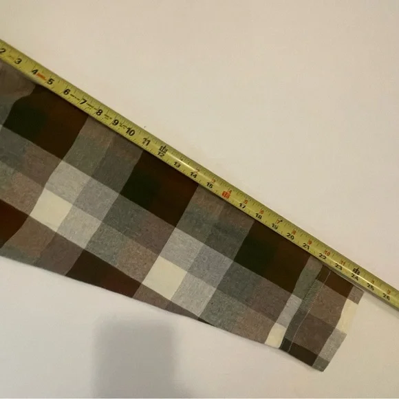 Ducks Unlimited Flannel Shirt Mens Medium Brown Plaid Long Sleeve Button Up NWT - Picture 11 of 13